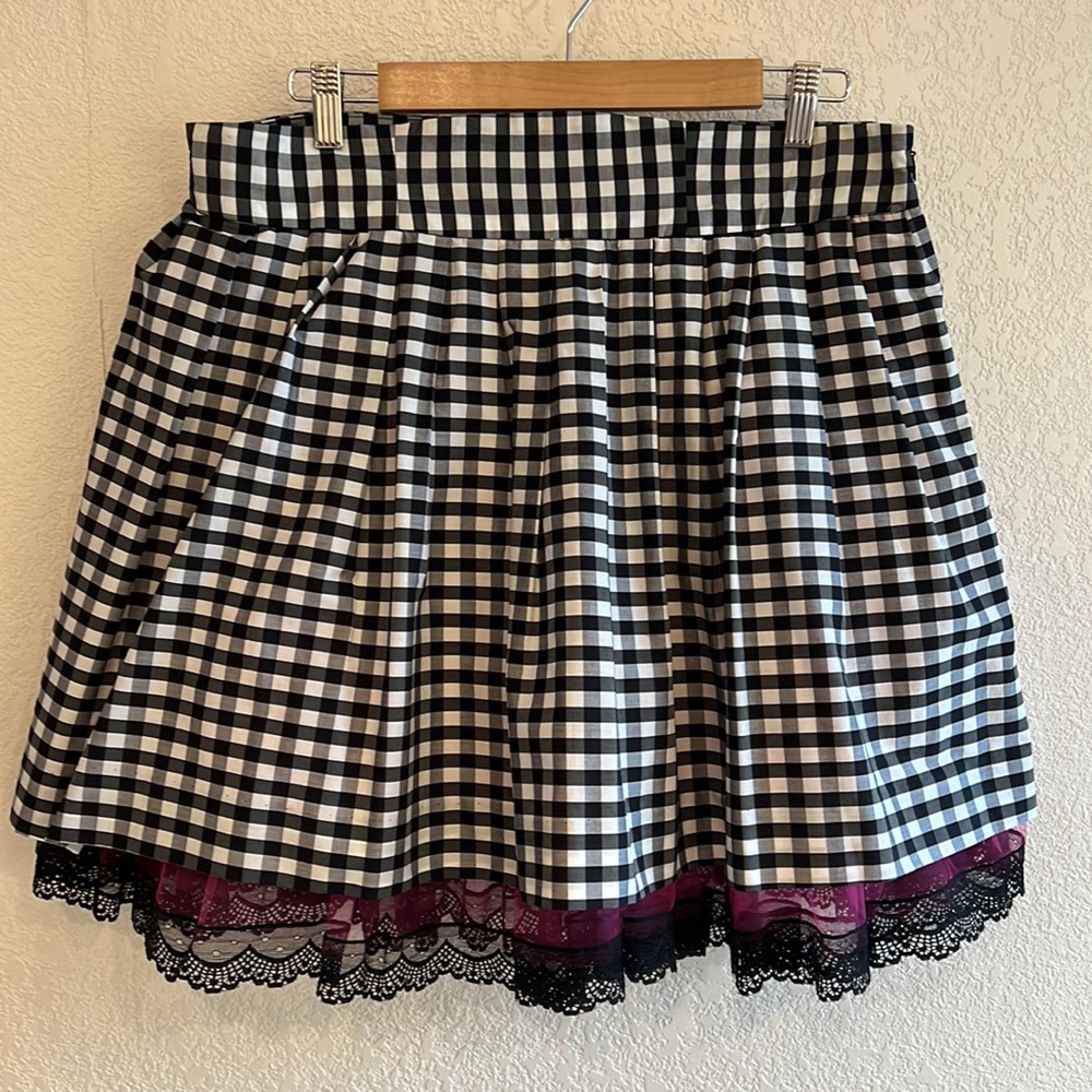 Checkered Skirt